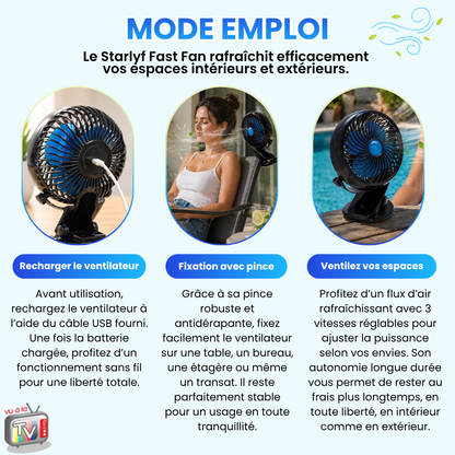 Ventilateur portable Starlyf Fast Fan