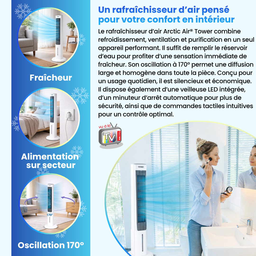 Ventilateur Tour Polaire Arctic Air Tower