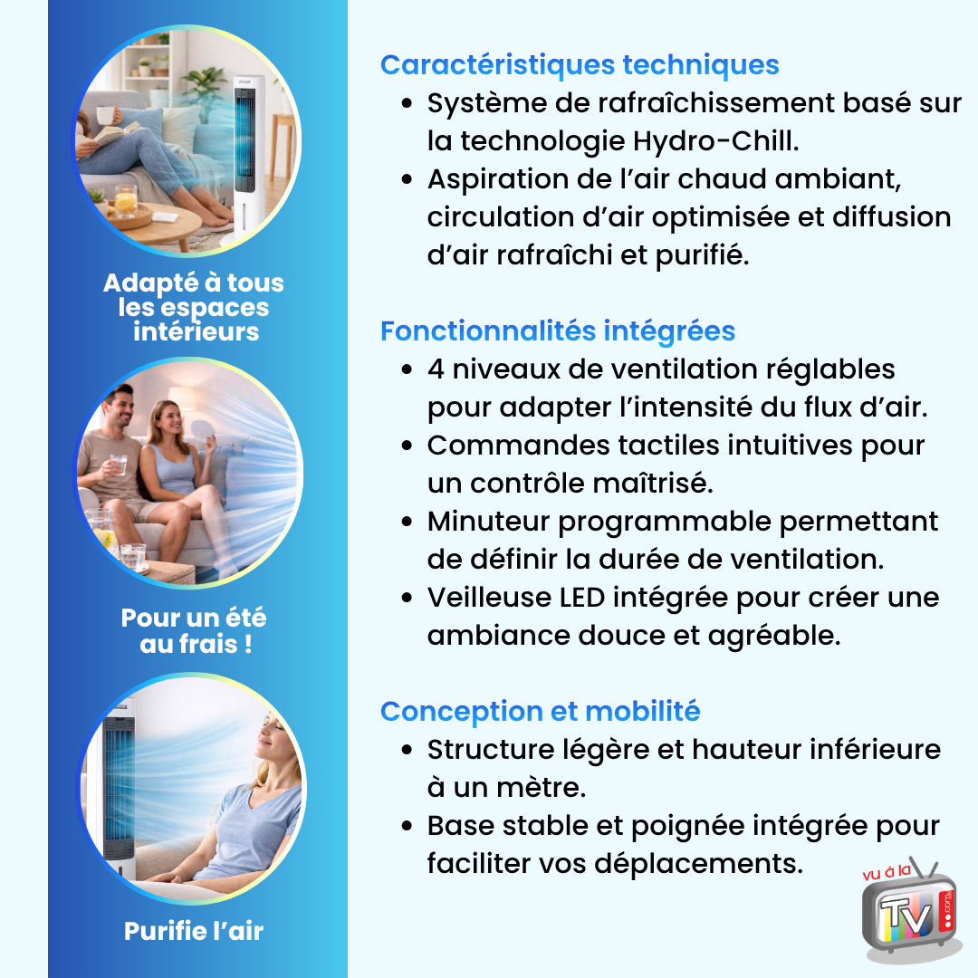 Ventilateur Tour Polaire Arctic Air Tower