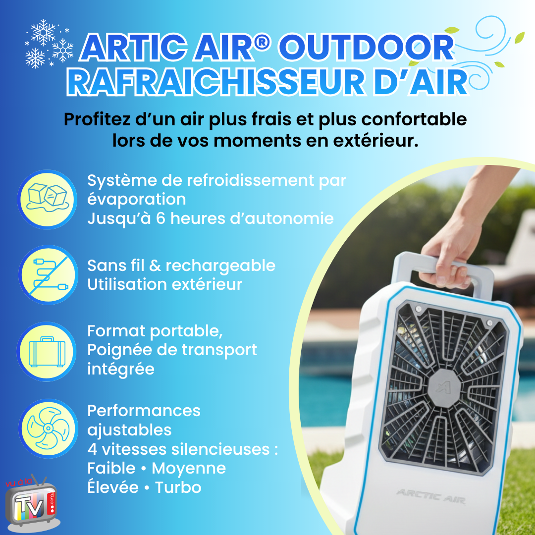 Rafraichisseur d'Air et Climatiseur Mobile Exterieur Arctic Air