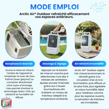 Rafraichisseur d'Air et Climatiseur Mobile Exterieur Arctic Air
