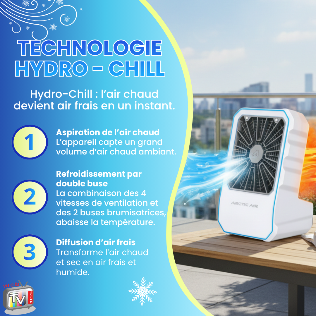 Rafraichisseur d'Air et Climatiseur Mobile Exterieur Arctic Air